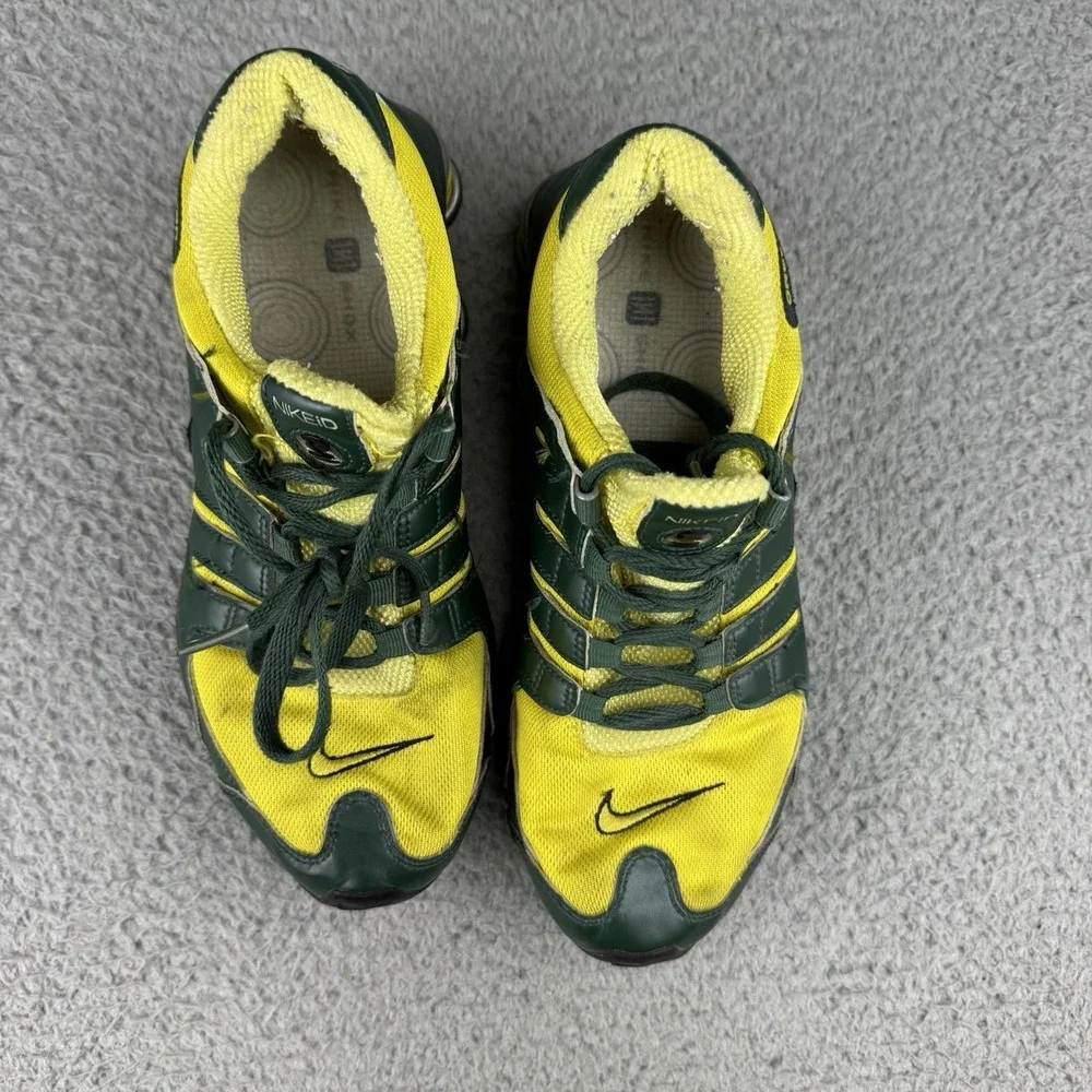 Nike Shox ID‎ Mens Size 9.5 Varsity Oregon Ducks Running Shoes 313428-995 Rare